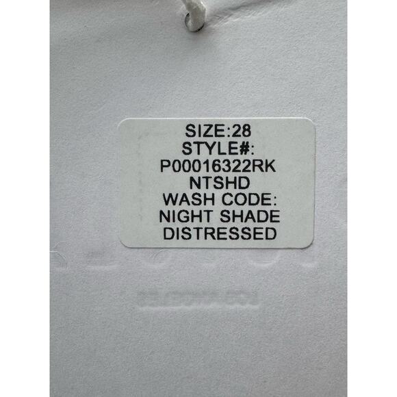 Pistola Denim | Cassie Night Shade Distressed Button Fly | Size 28 NEW - Picture 8 of 9